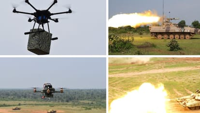 Maneuver exercise is going on in Babina Field Firing Range