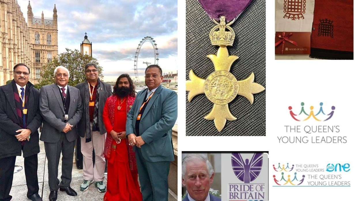 Amar Dev performed Yagya for King Charles Swami honoured By HH His Highness Award