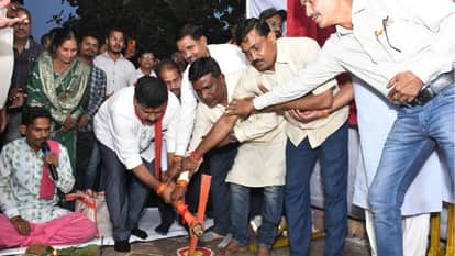 Deputy CM Vijay Sharma performed Bhoomi Pujan of development works worth Rs 5.74 crore in Kabirdham