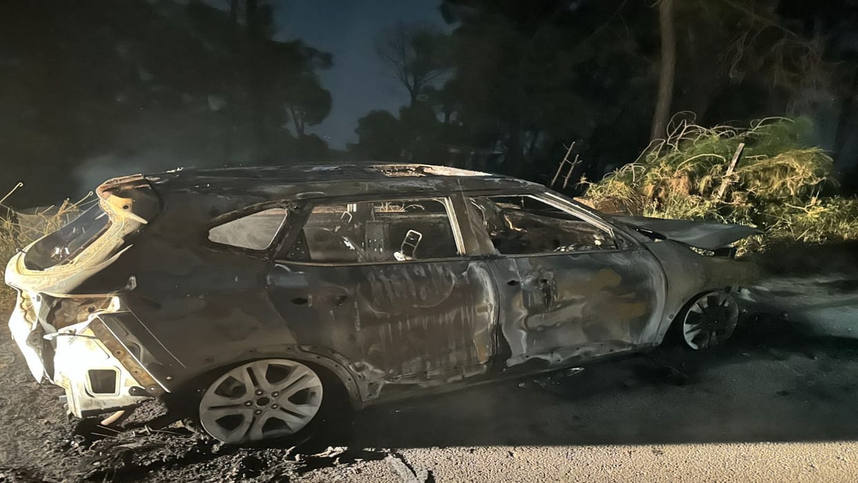 Fire broke out in a moving car in Ghumarwin's Kasaru village bilaspur