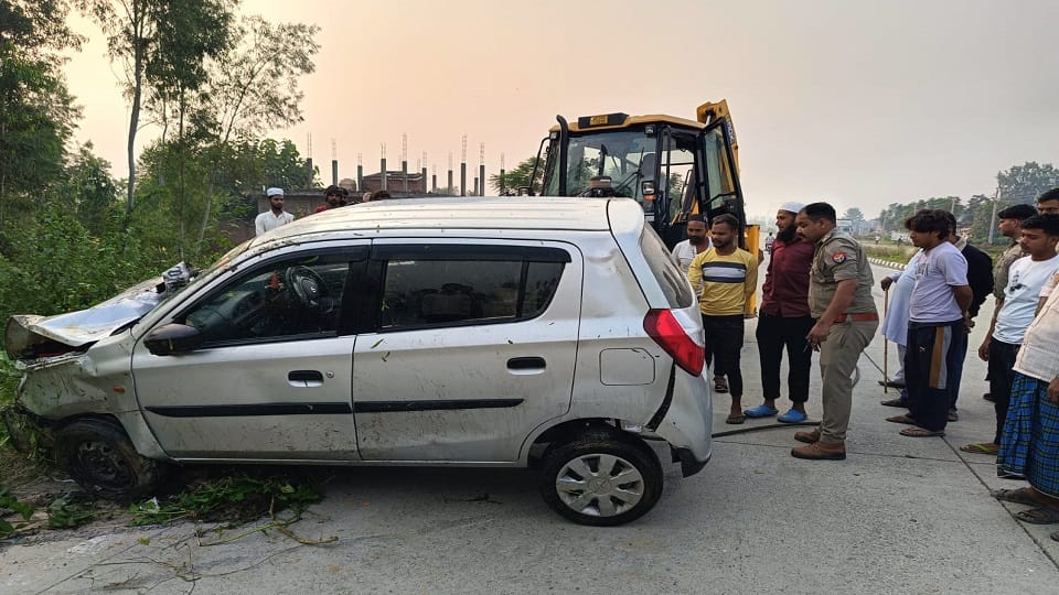 Bijnor: Parvati and Sunita had gone for a morning walk on the highway outside the village, the car blew up.