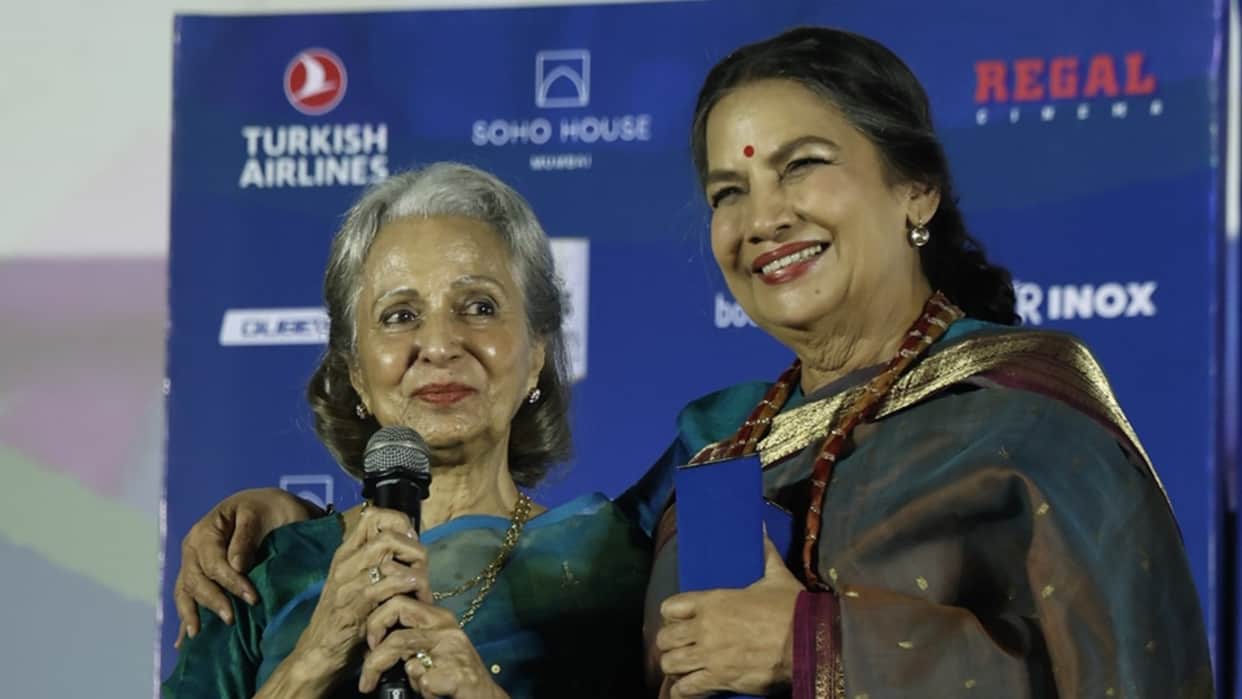 MAMI Mumbai Film Festival started with spectacular opening Shabana Azmi awarded Excellence in Cinema Award