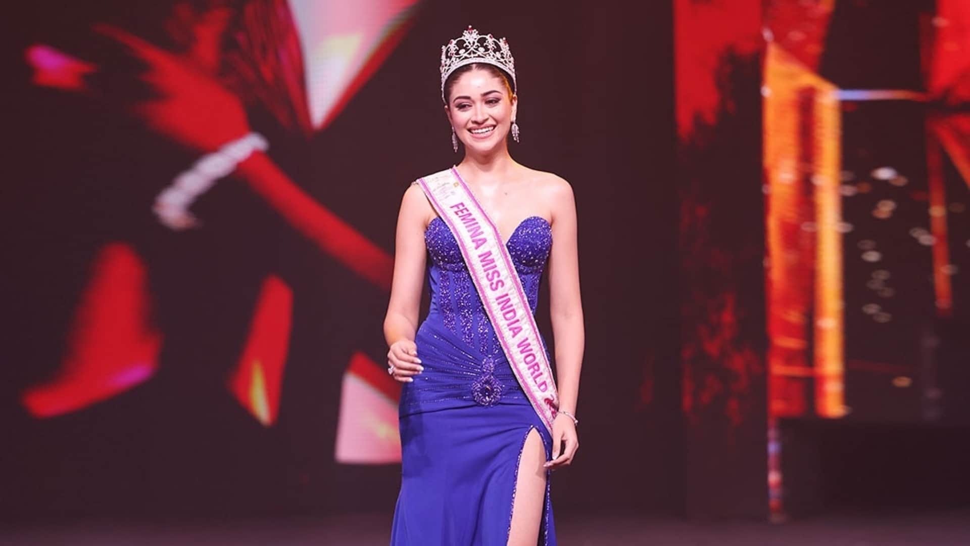 Femina Miss India 2024 Actress wins Miss India Title Anukreethy Vas Suman Rao Manasa Varanasi Sini Shetty