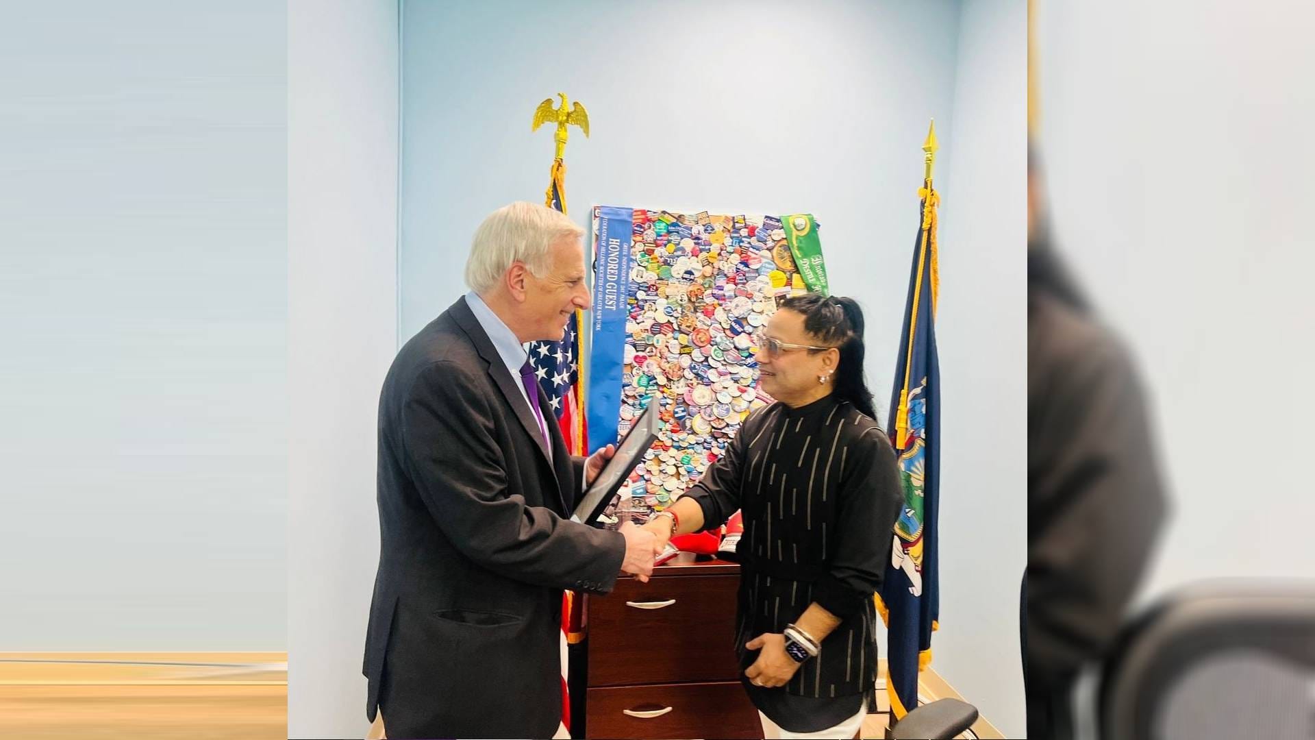Padma Shri Kailash Kher got New York State Assembly Honor Promote Indian Folk Music Bharat utsav 2024 USA Tour