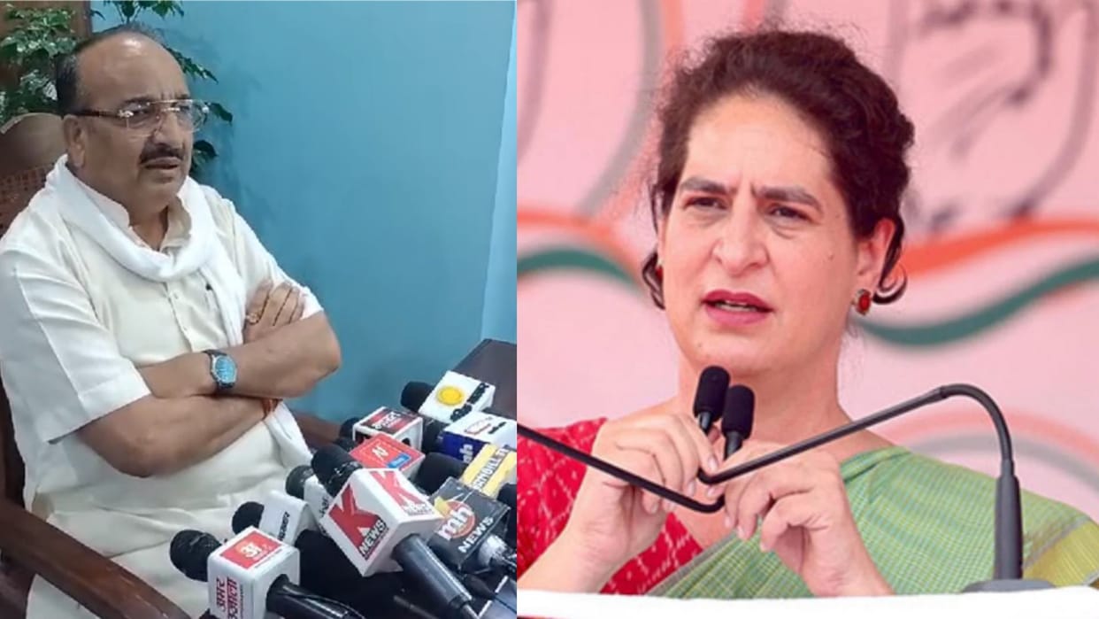 UP minister Dinesh Pratap Singh gives another statement on Priyanka Gandhi.