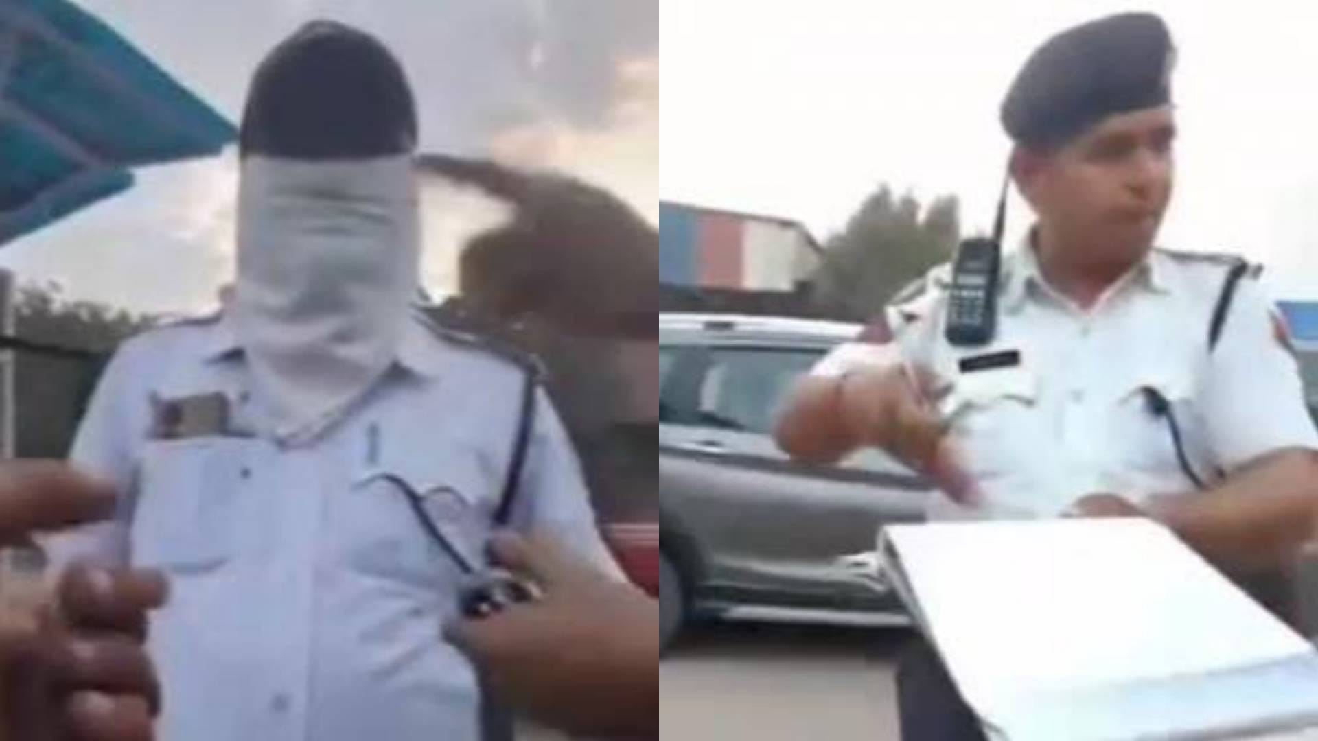 ट्रैफिक पुलिस से विवाद