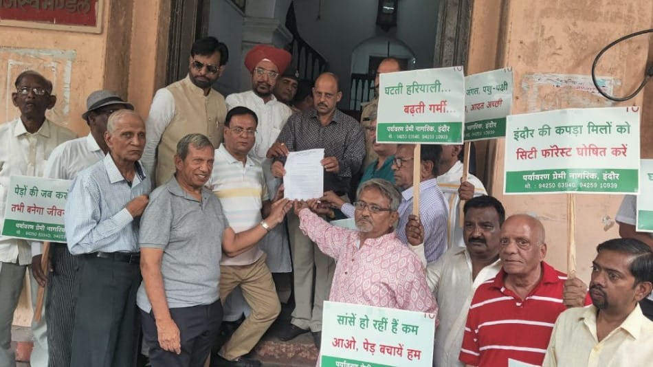 indore news save tree forest environment river birds planet mill