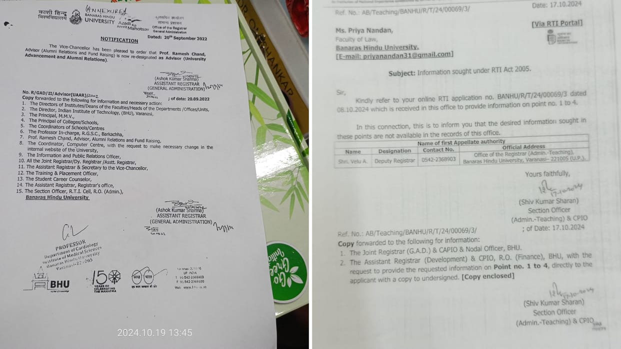 UP News: Many consultants are working in BHU, no records in the office; University gave this answer
