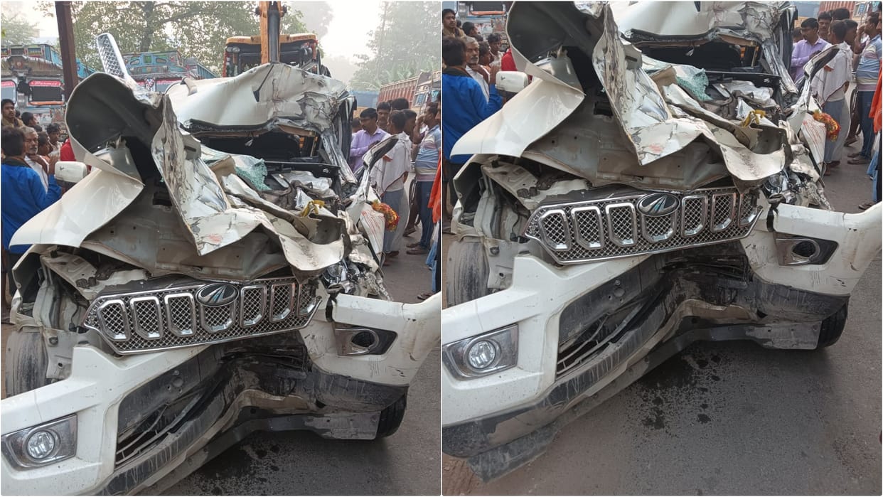 Accident Today: Two youths died in a horrific road accident in Vaishali, three seriously injured