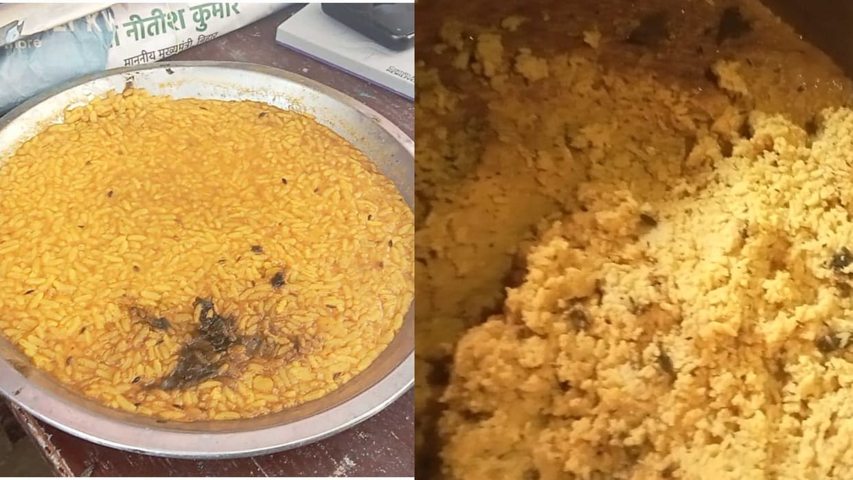 Bihar News : Suspicious material found in children's mid-day meal, student accused in Muzaffarpur