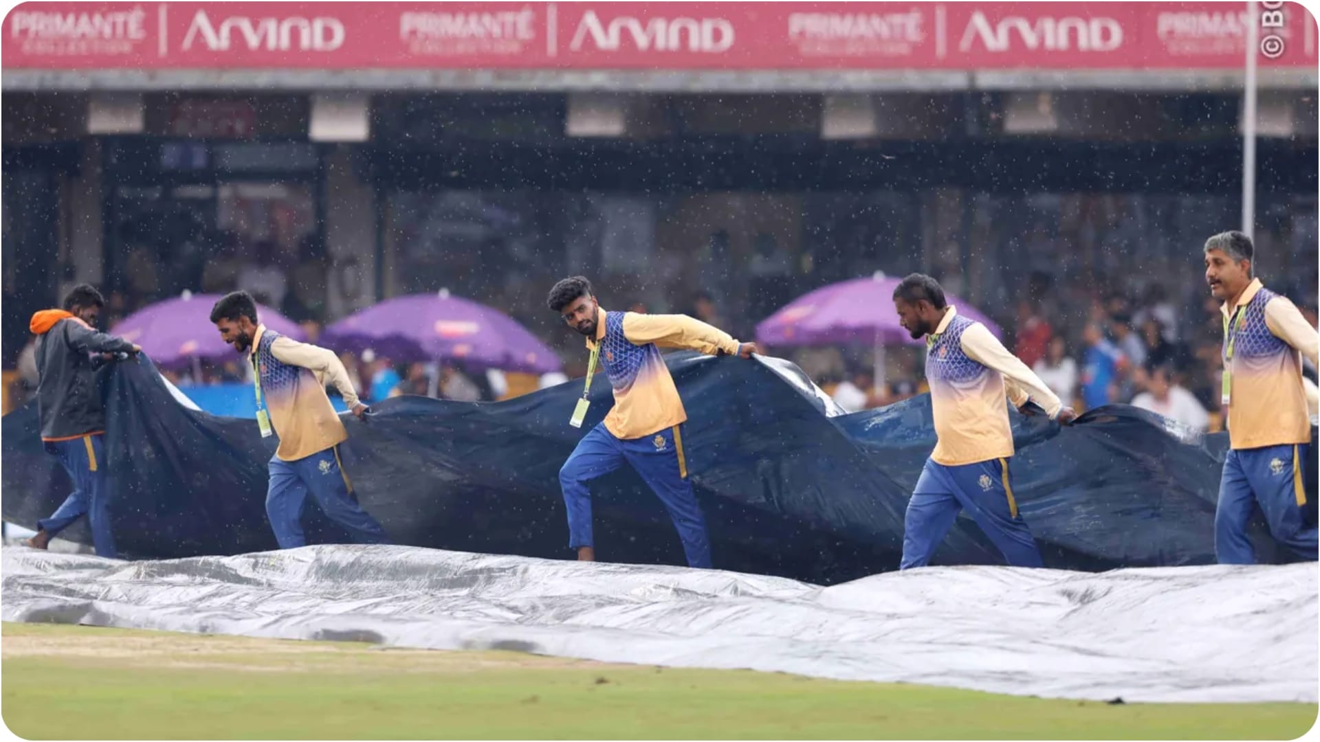 ind vs NZ 1st test 2024 bengaluru weather forecast M.Chinnaswamy stadium day 5 update in hindi