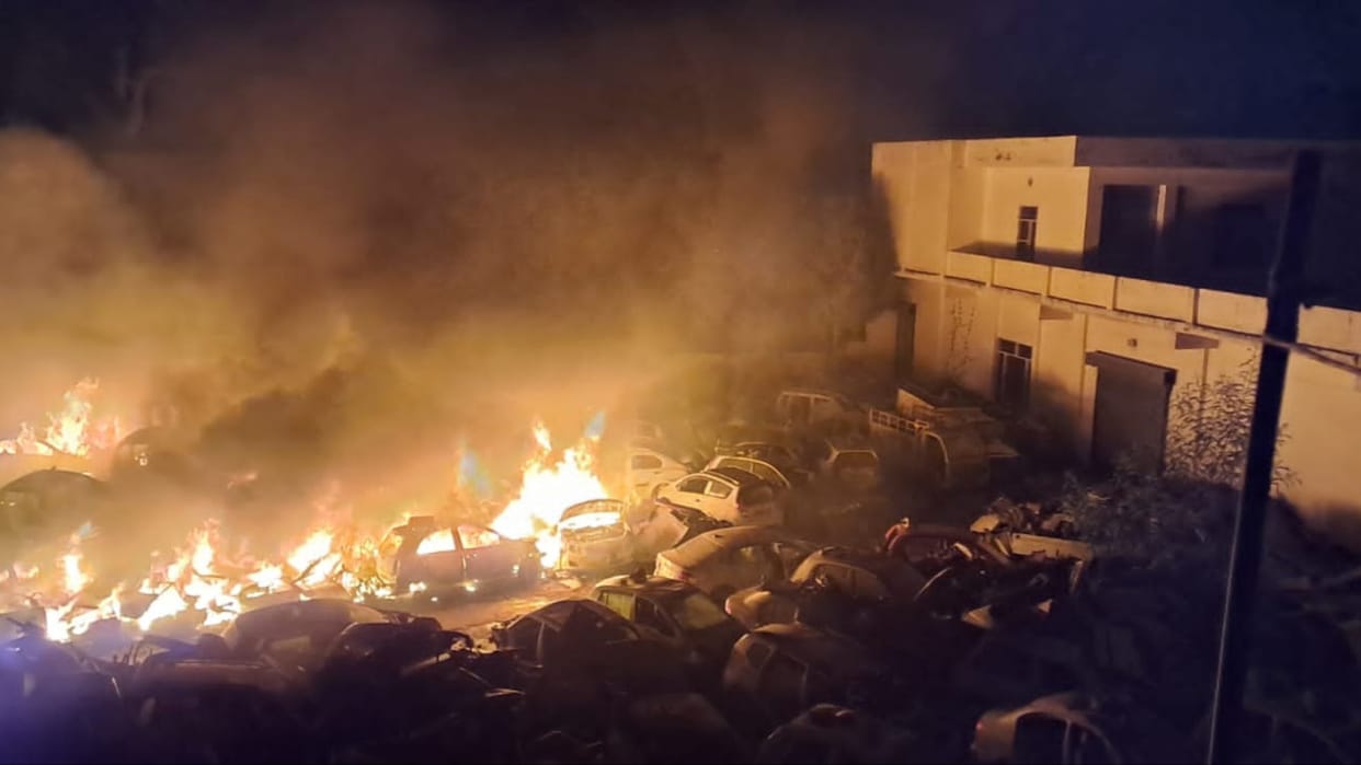 Panipat: Fire broke out in scrap warehouse, brought under control in three hours