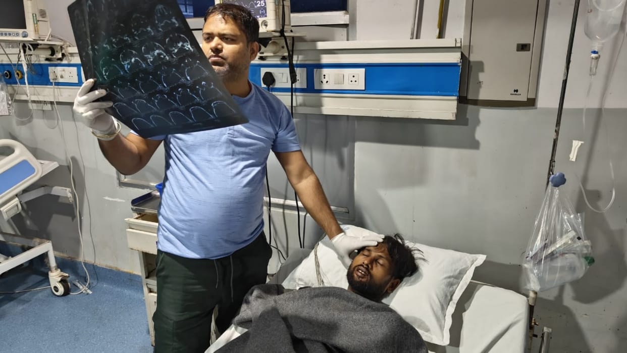 Muzaffarpur: Criminals absconded after shooting young man in mouth, friend had called him for party late night