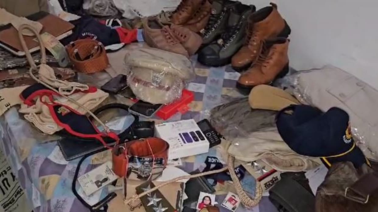 Bharatpur : Police uniform and seals found from fake CO's house, used to cheat in the name of government job