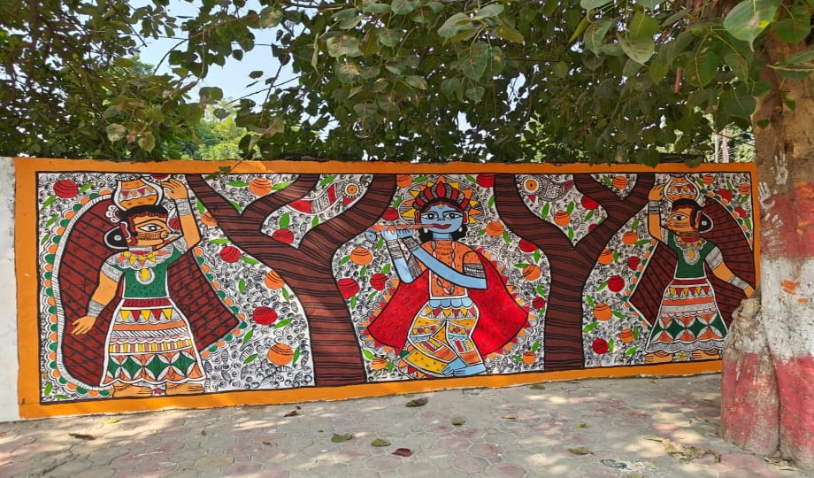 Paint My City: The walls of Sangam city come alive, Sanatan culture is being engraved in 10 lakh square feet