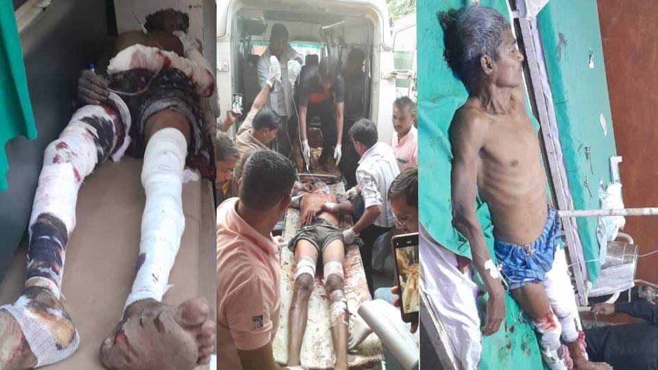 Eight people were injured in bomb blast in Kasganj four are in critical condition