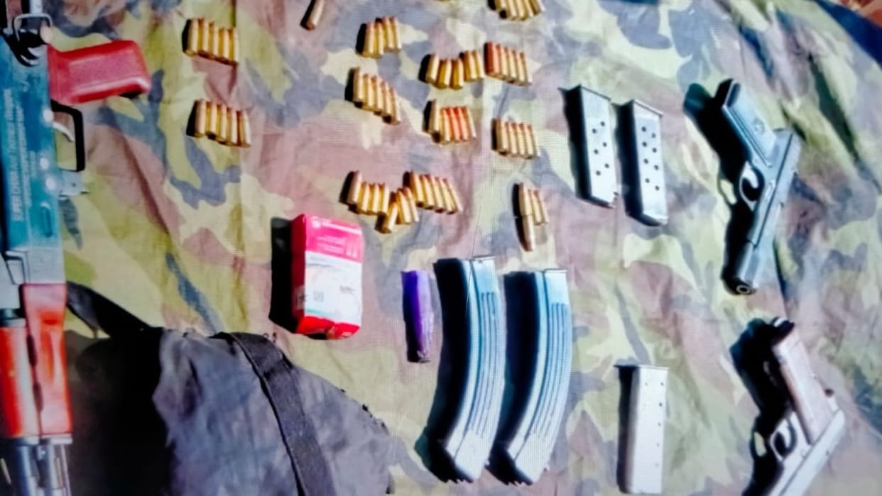 Jammu Kashmir: A cache of weapons recovered, AK-47 rifle and ammunition seized from the terrorist