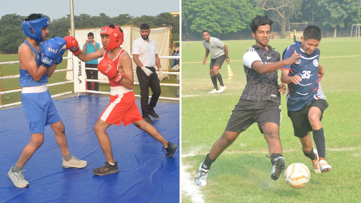 Three day sports festival at IIT BHU competition begins Players gather at Gymkhana ground