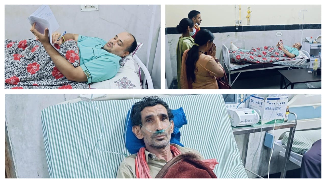 Mandi News Doctor Dushyant Thakur on the bed but bowed to the insistence of the patient and fulfilled his duty
