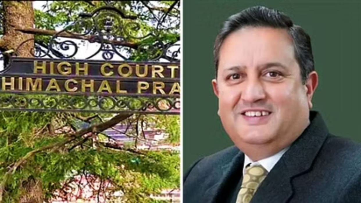 Himachal News Tarlok Singh Chauhan took over as acting CJ
