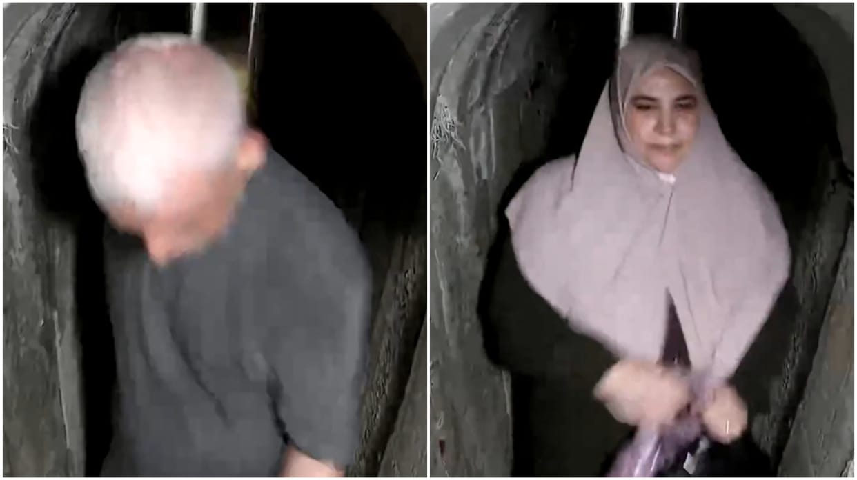Yahya Sinwar's Wife Spotted With Rs 26 Lakh Hermes Birkin Bag In Gaza Tunnel see video