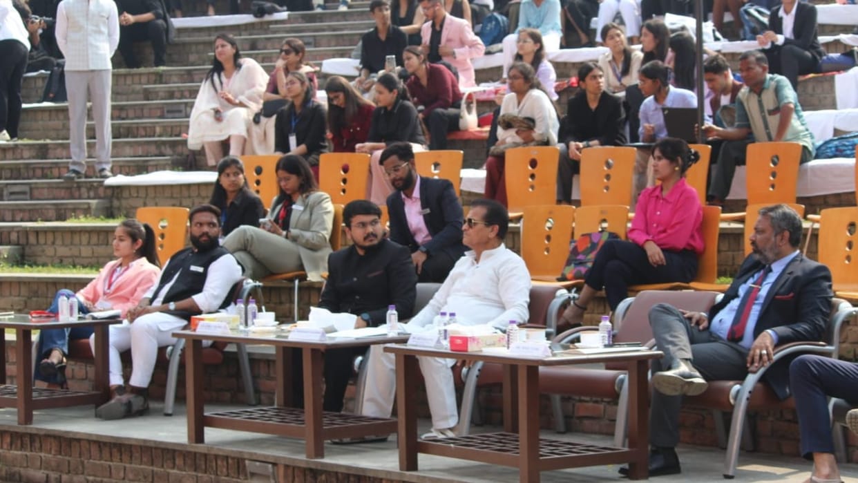 Abhinav of Saharsa was seen in the role of judge in Uttarakhand Youth Parliament 2.0 organized in Dehradun