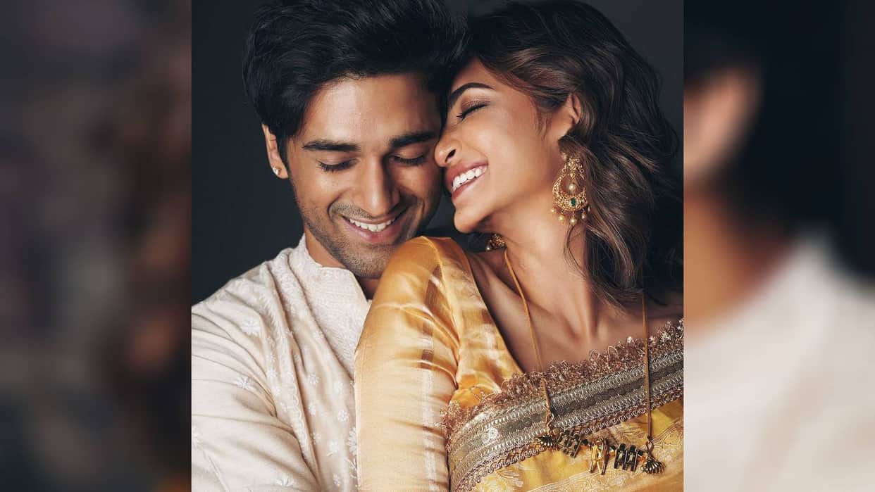Kriti Kharbanda Pulkit Samrat celebrate first karwa Chauth 2024 after marriage shares romantic pics with moon