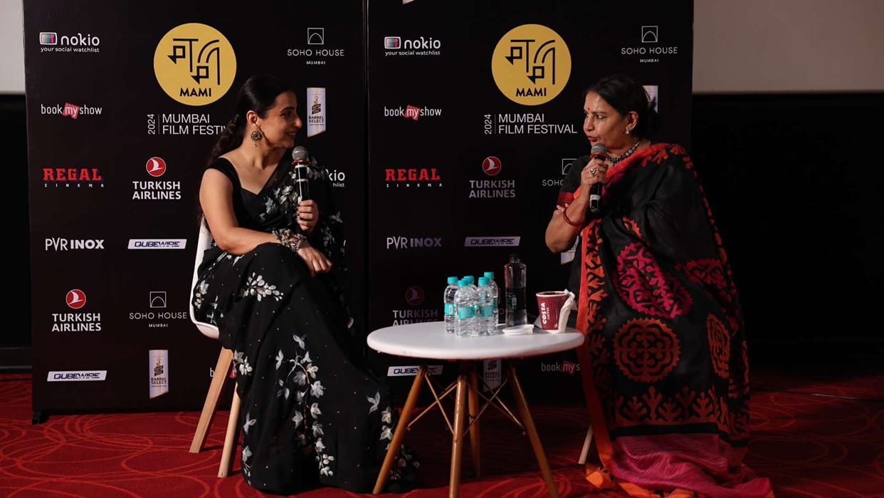 Shabana Azmi conducts masterclass at MAMI Mumbai Film Festival 2024 in conversation with actor Vidya Balan