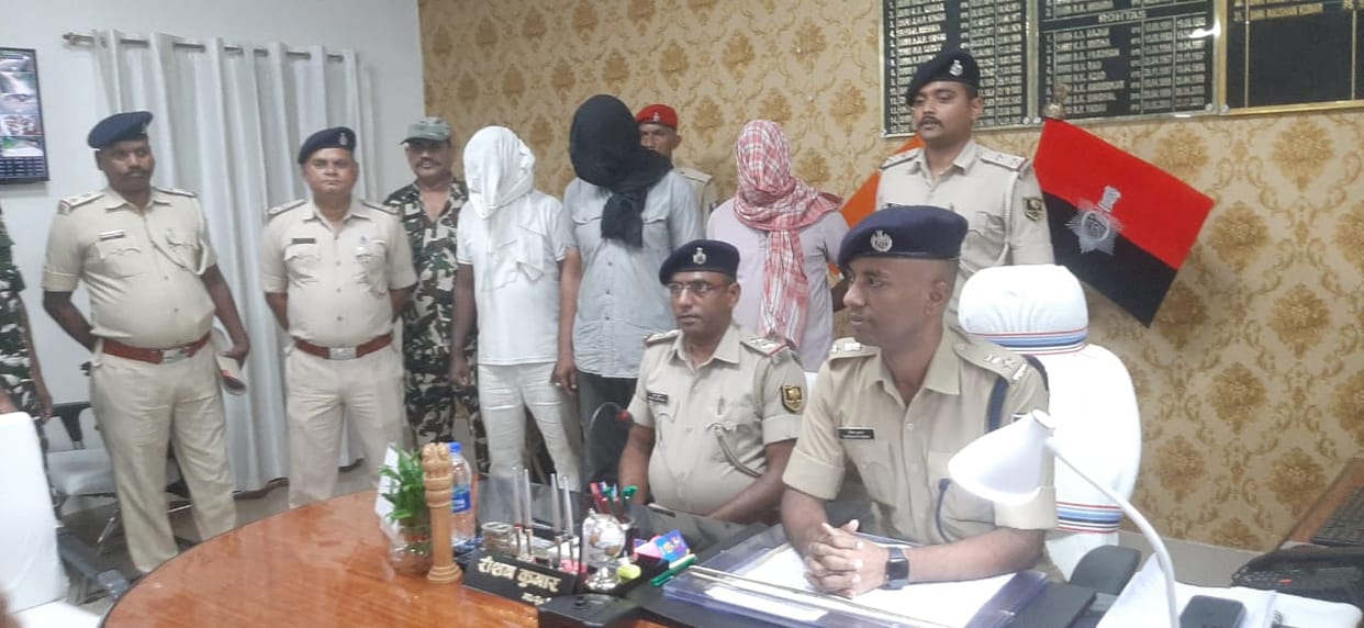 Police arrested three smugglers with 23 kg of ganja