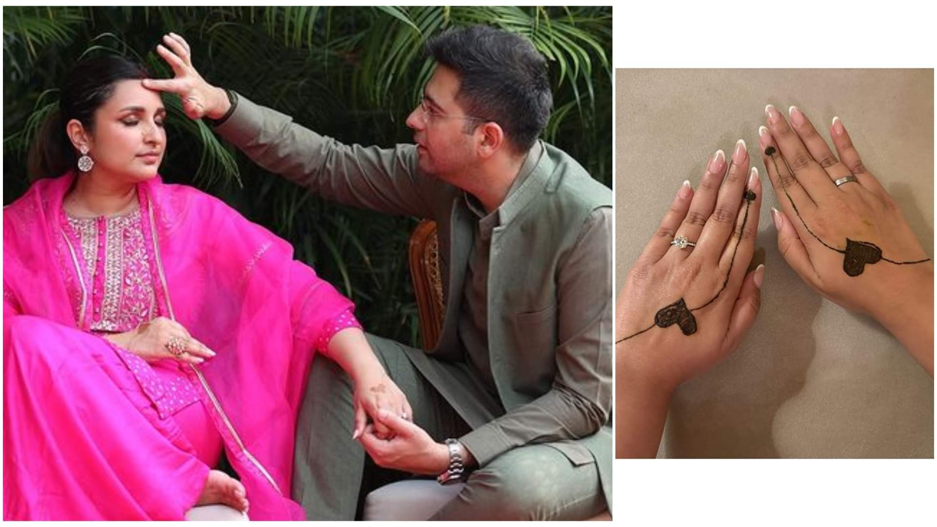 Bollywood Actress like Katrina Kaif Parineeti Chopra Mouni Roy shared pictures from Karwa Chauth celebration