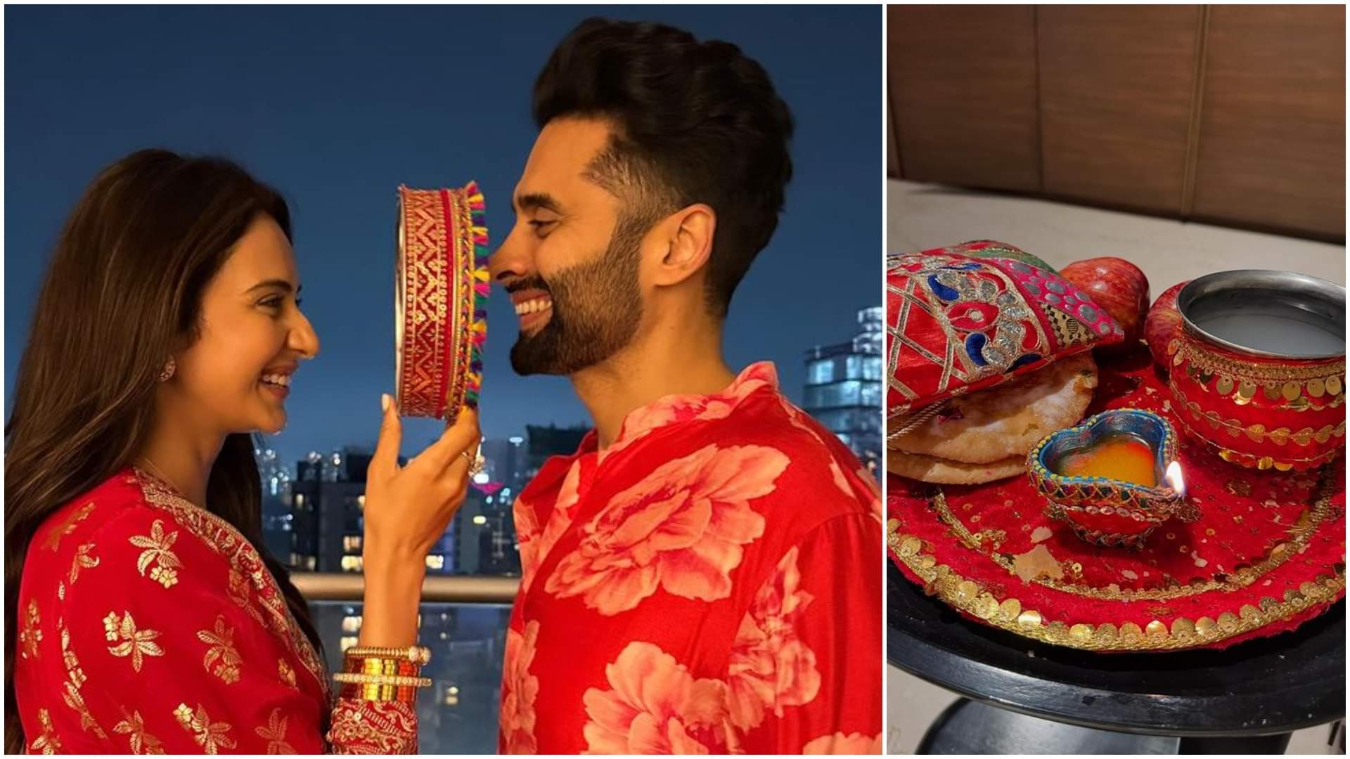 Bollywood Actress like Katrina Kaif Parineeti Chopra Mouni Roy shared pictures from Karwa Chauth celebration