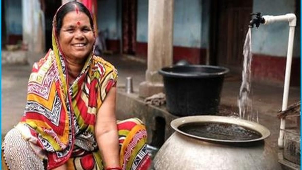 Tap water connection for rural households in the country surged by five times in last five years hindi news