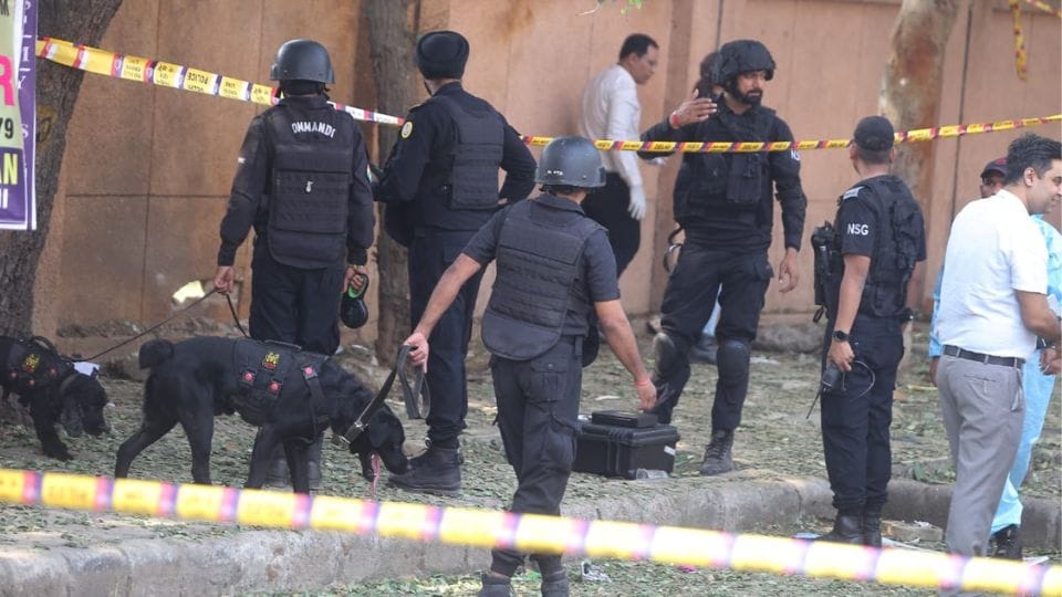 Delhi Rohini Blast Update FIR has been lodged in case A hole in boundary wall of school caused by blast
