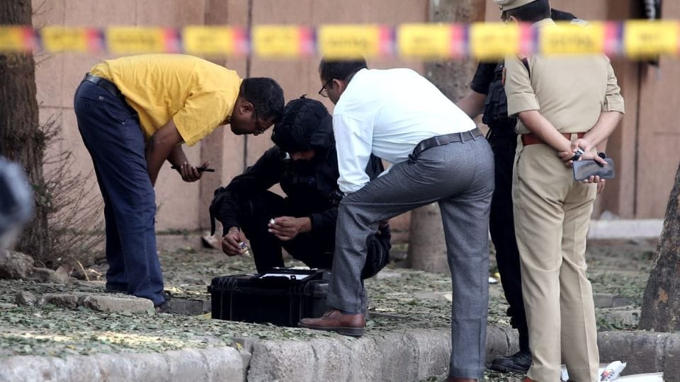 Delhi Rohini Blast Update FIR has been lodged in case A hole in boundary wall of school caused by blast