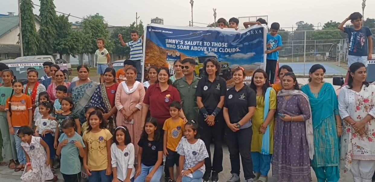 Air Force's Veer Vijayta Rally was welcomed at Darbhanga Air Force Station