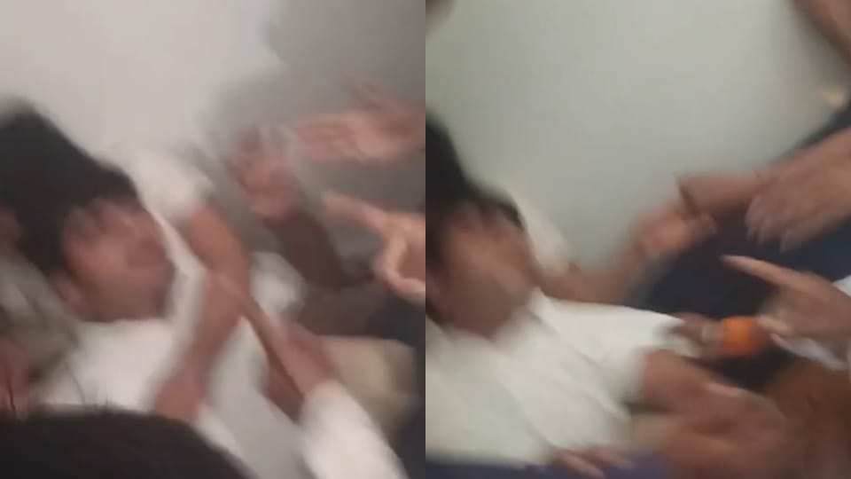 Amroha: Assistant teacher and Anganwadi worker were having fun inside shop, villagers caught them
