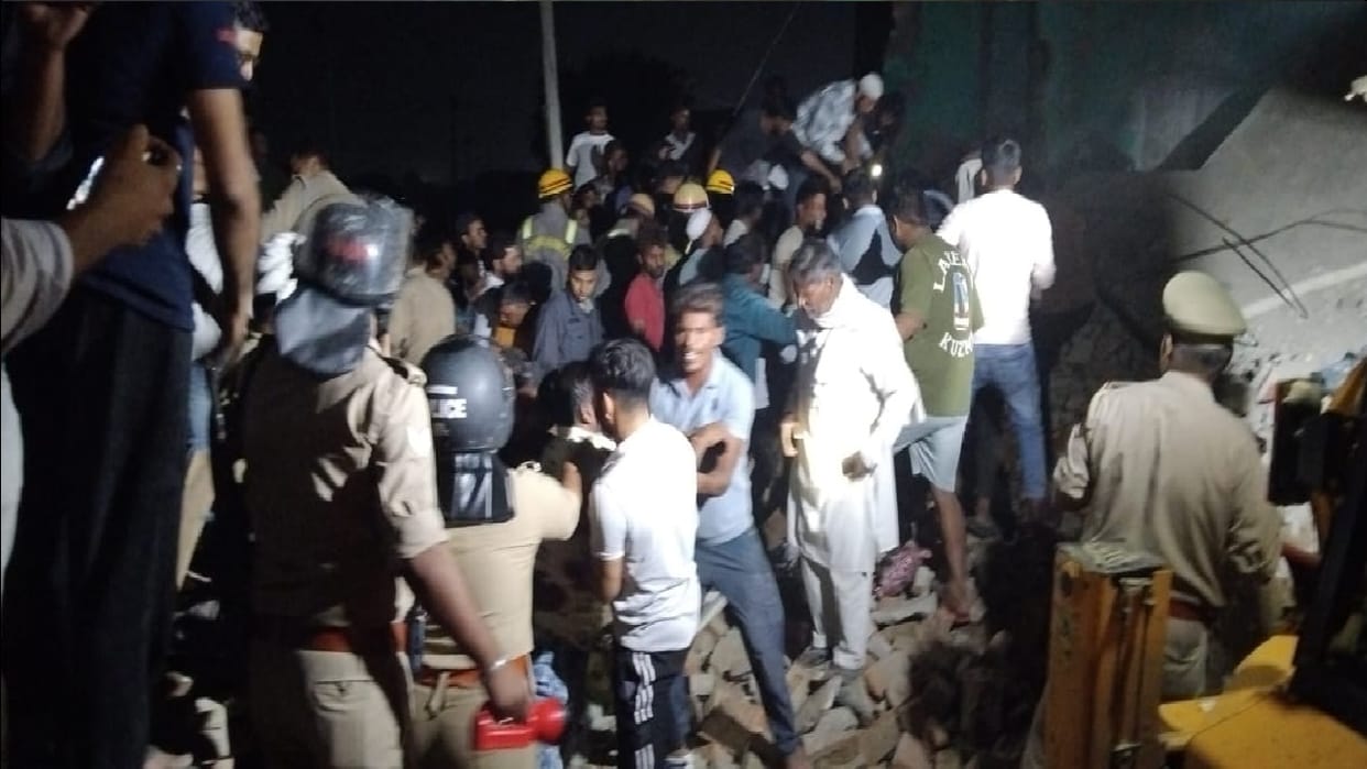 Bulandshahr Cylinder Blast Building Collapse After Explosion Rescue Delayed by 90 Minutes People Allegation