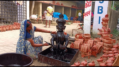 Fans of Gorakhpur's terracotta are also in other parts of the country, demand increased on Diwali.