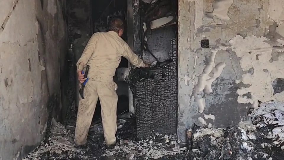 Fire broke out in hotel room in Yamuna Nagar