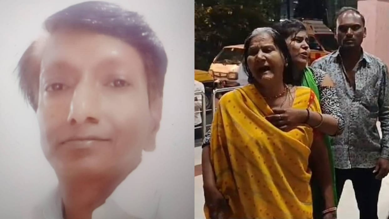 Ujjain Suspicious death of middle-aged man near Mahakal Lok family members said he was murdered by stoning