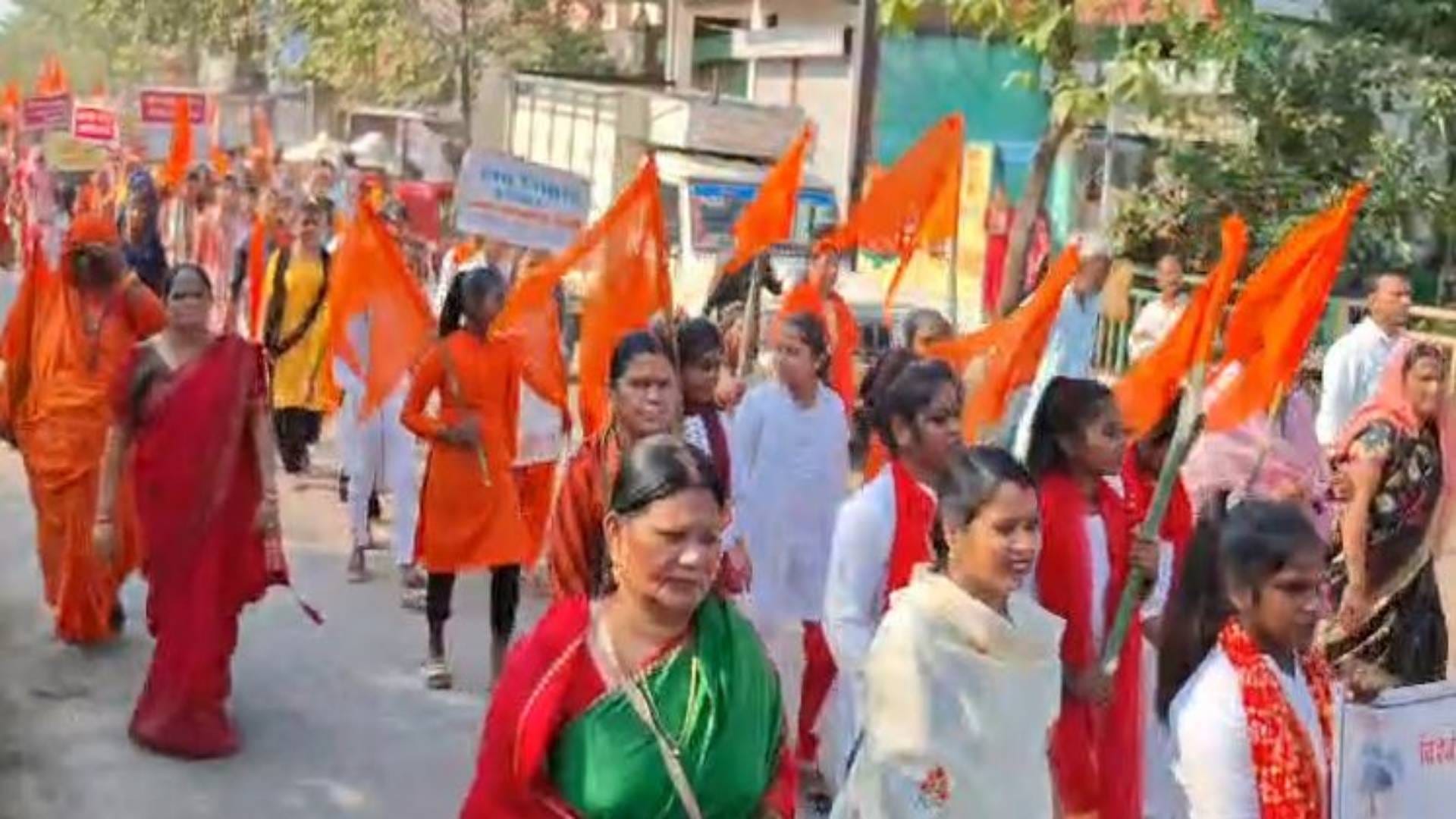 हिंदू संगठन की रैली