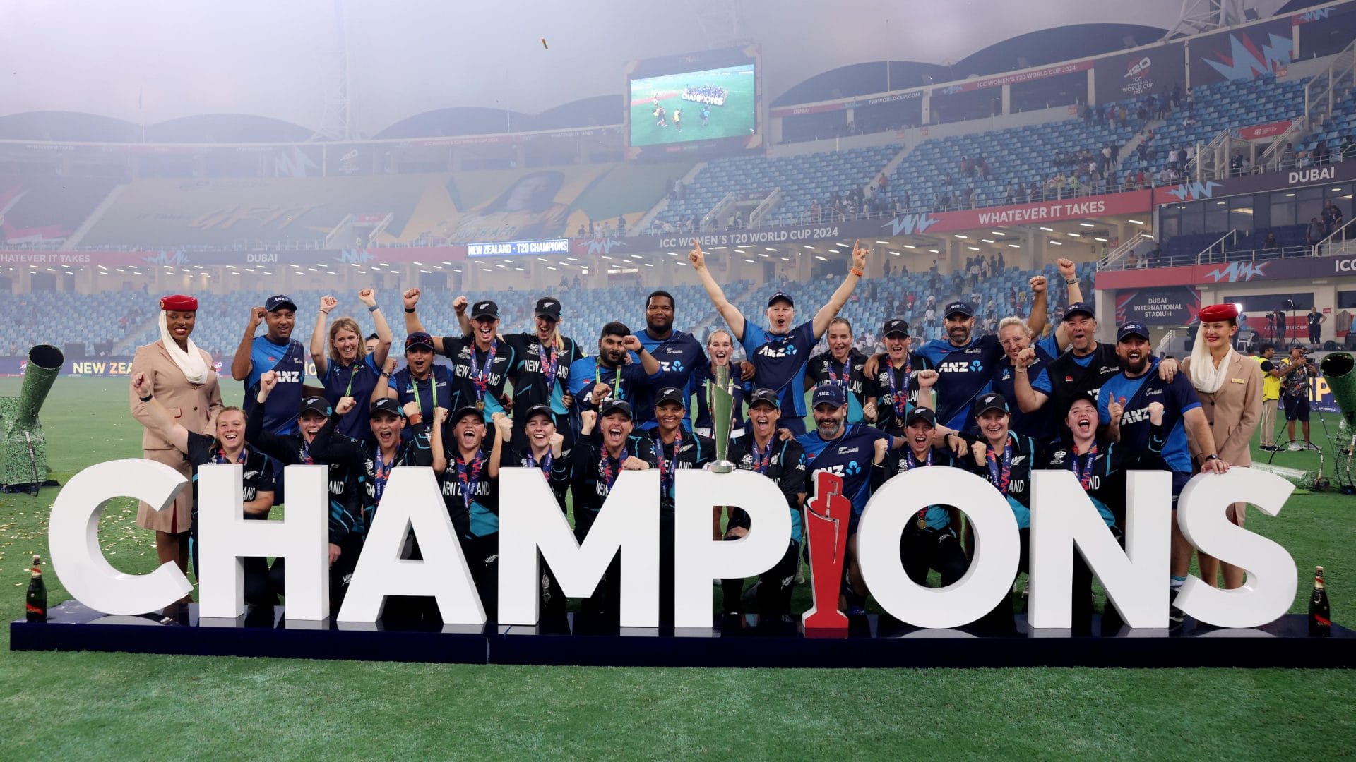 NZ W vs SA W T20 World Cup Final  Match Highlights Eye Catching Photos From Dubai Stadium