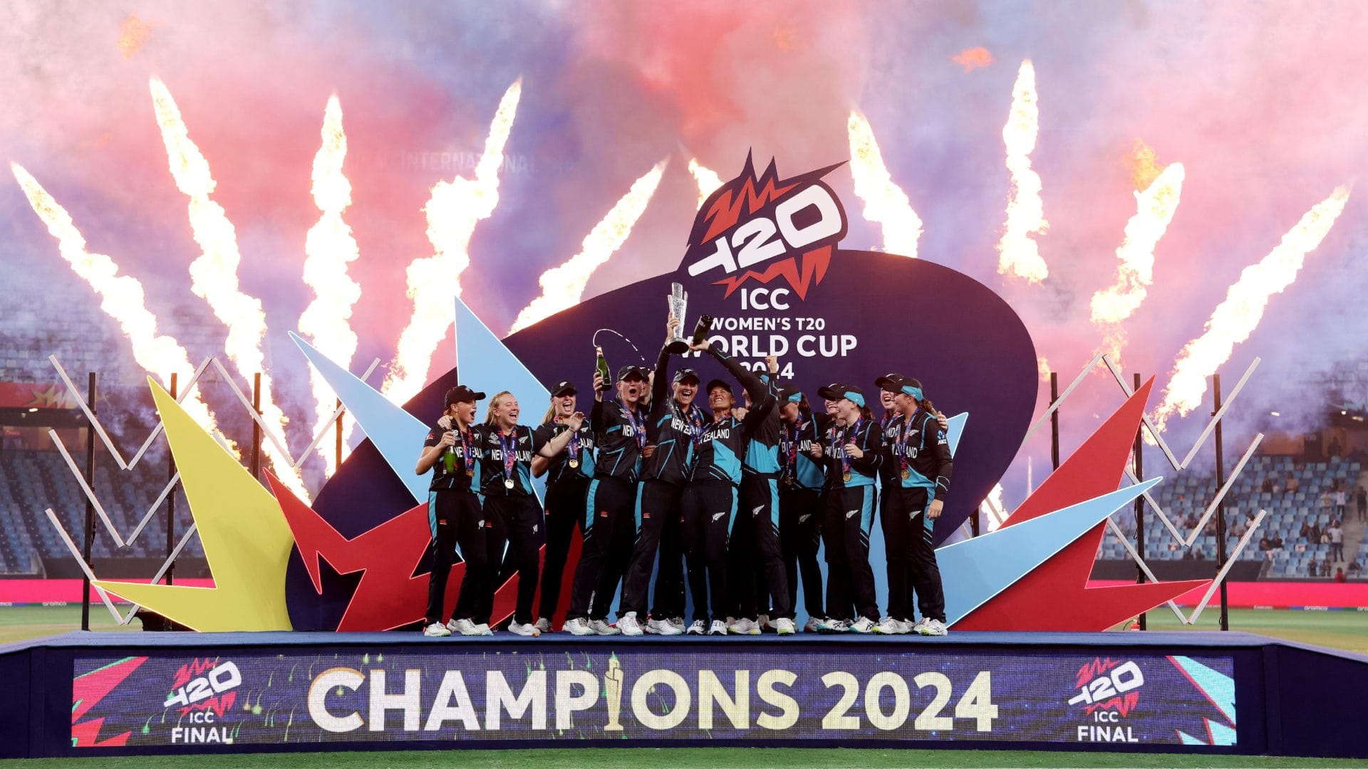 NZ W vs SA W T20 World Cup Final  Match Highlights Eye Catching Photos From Dubai Stadium