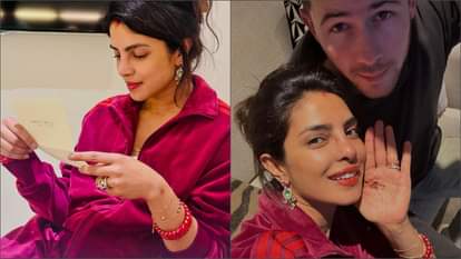 Priyanka Chopra celebrated Karva Chauth for Nick Jonas husband gave her such a gift that the actress felt shy