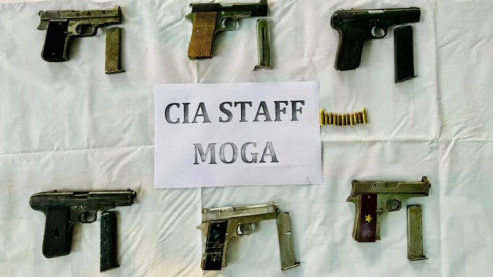 Four criminals of Lawrence Bishnoi and Bambiha gang arrested in Moga