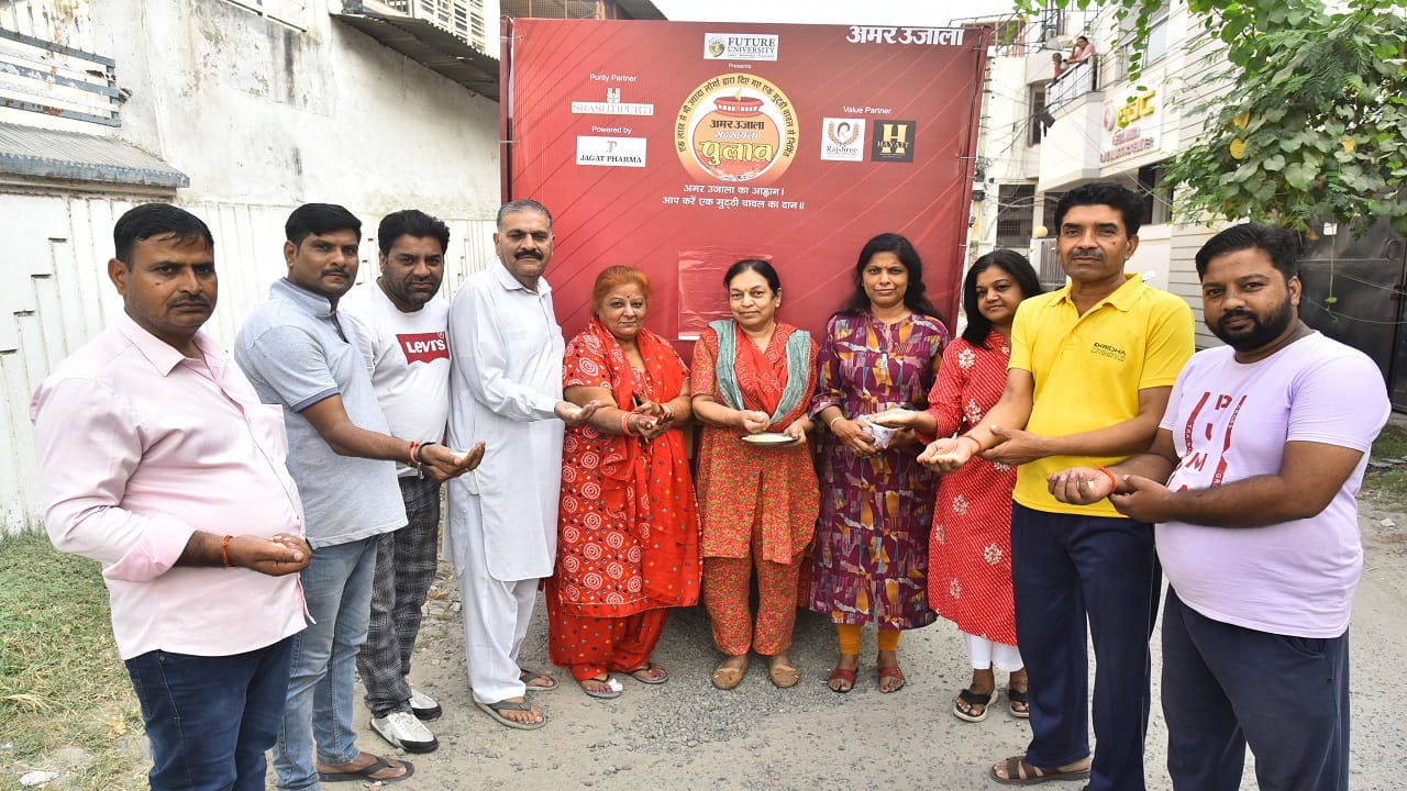 Sadbhavana Pulao will also be distributed to patients and their attendants in hospitals