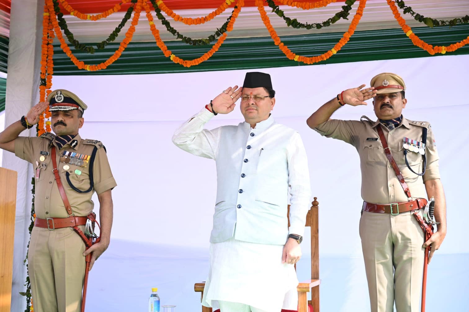Uttarakhand Police Memorial Day CM dhami Announcement for food clothes and house