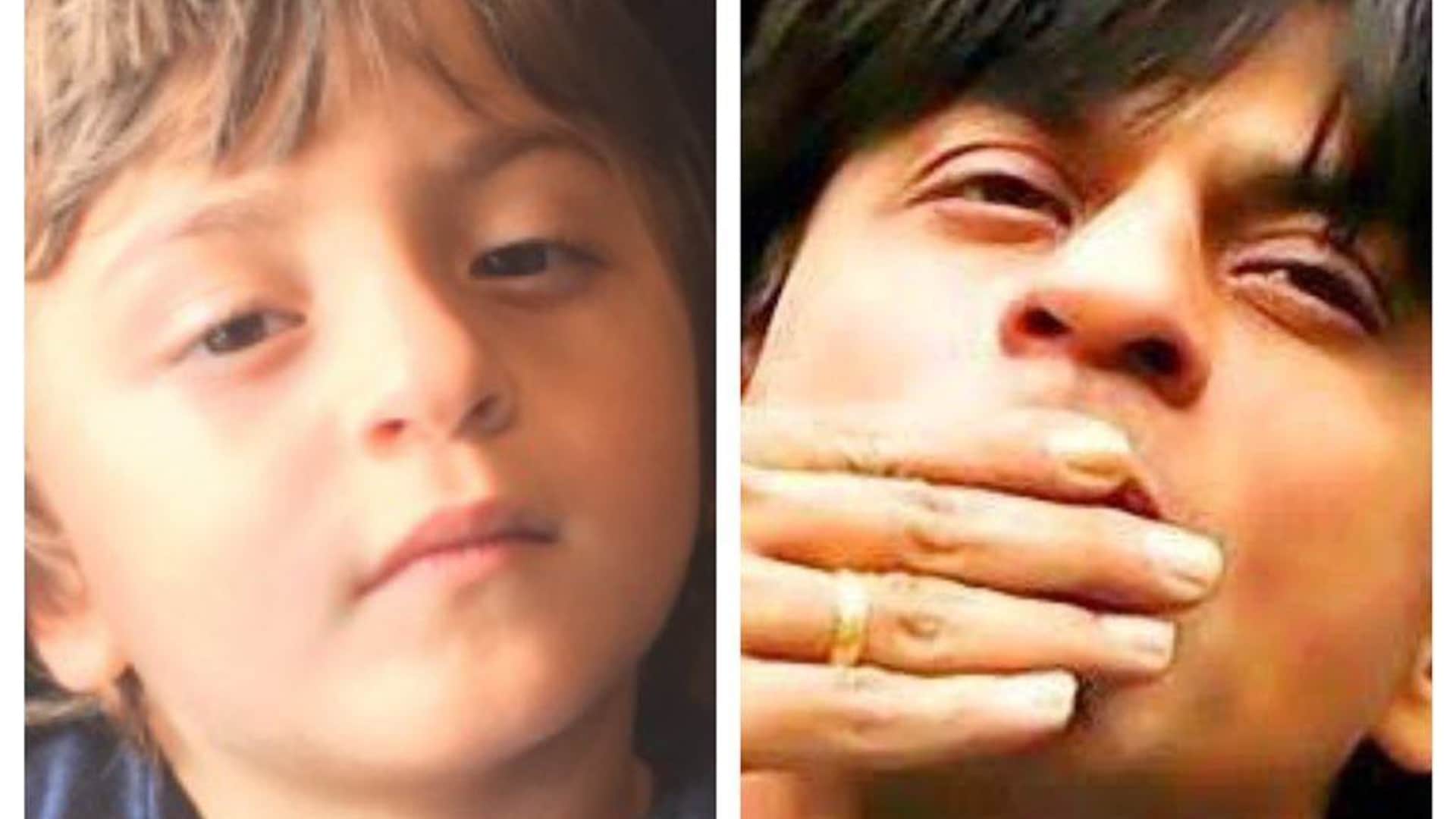 Shah Rukh Khan Son AbRam cute reaction when paparazzi says SRK Sir Ko Salaam Bolna goes viral on social media