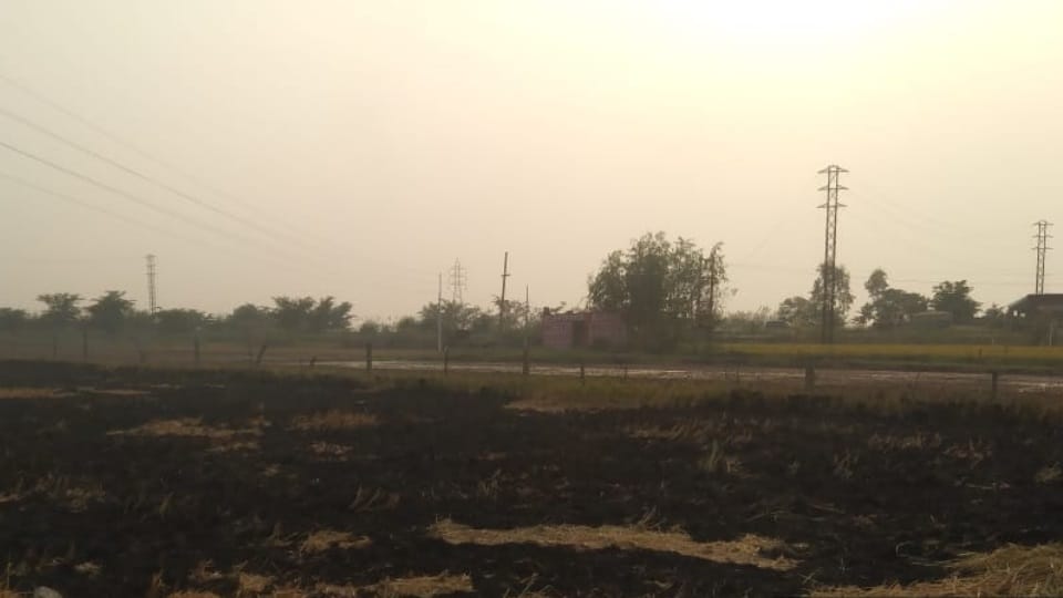 case registered for stubble burning in Ambala