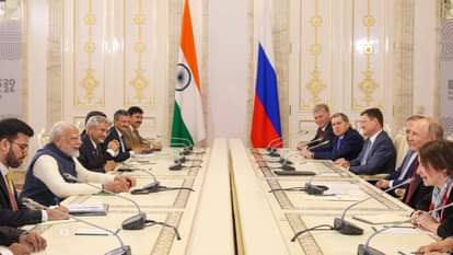 पीएम मोदी और राष्ट्रपति पुतिन के बीच बैठक